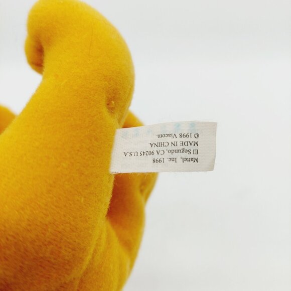 Rugrats Spike the Dog 6" Plush Stuffed Mattel 1998 Wearing Blue Hat READ - Picture 9 of 9